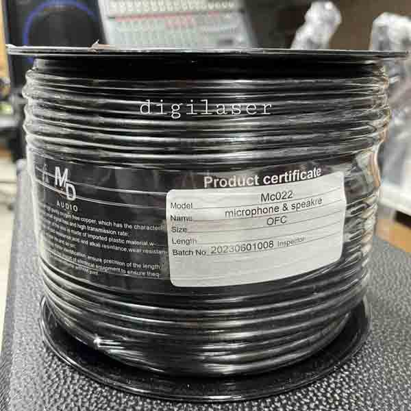 سیم میکروفن شیلد دار تمام مس برند MD - سیم شیلد دی ام ایکس