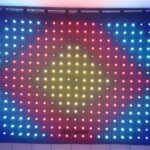 پرده LED طرح لوزی 3x2