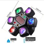 مینی مووینگ بیم رقص نور 6 بازو کینگ کونگ مدل KG-03