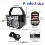 دستگاه چند کاره رقص نور پارتی لایت(Party Light)